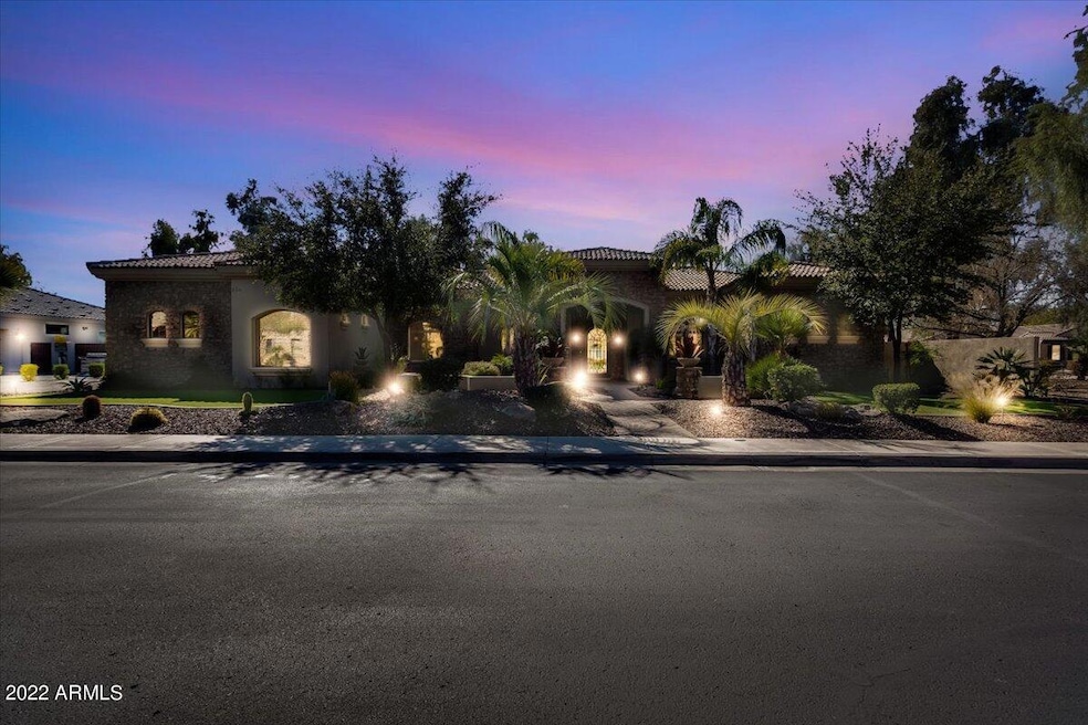 Front of home twilight