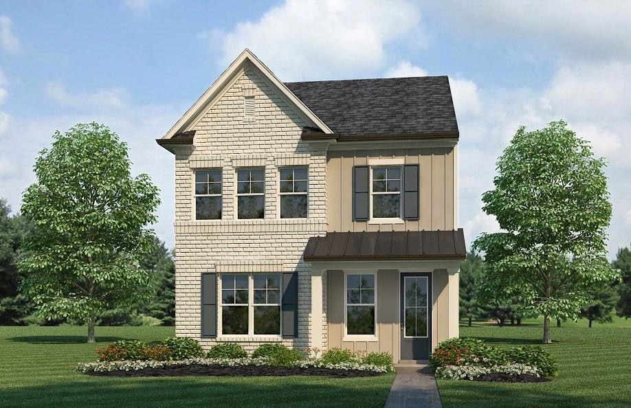 Rendering of Bradford Townhome Plan Currently unde