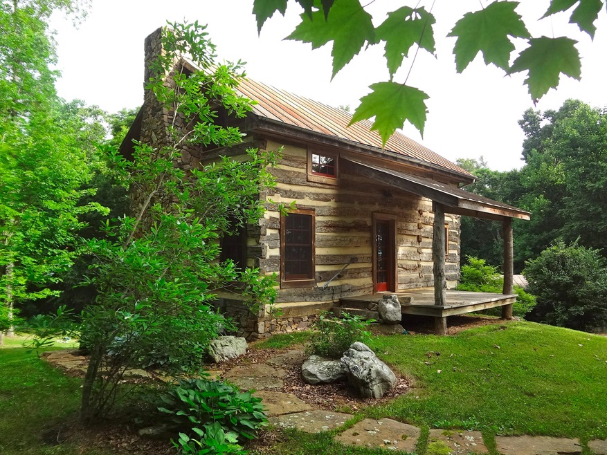 Cabin at woods edge