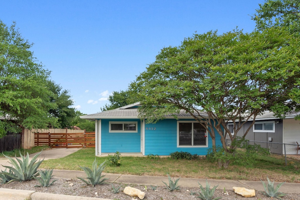 View of front of property with metal roof