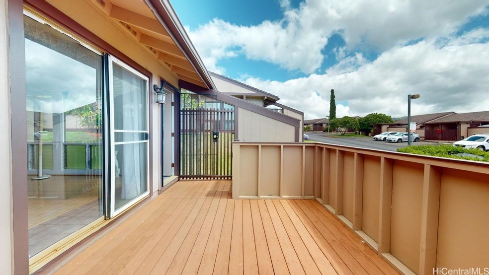 Large deck welcomes you home.  From here you can s