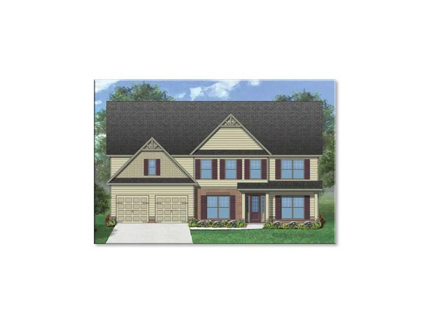 Exterior Front. Builder Rendering