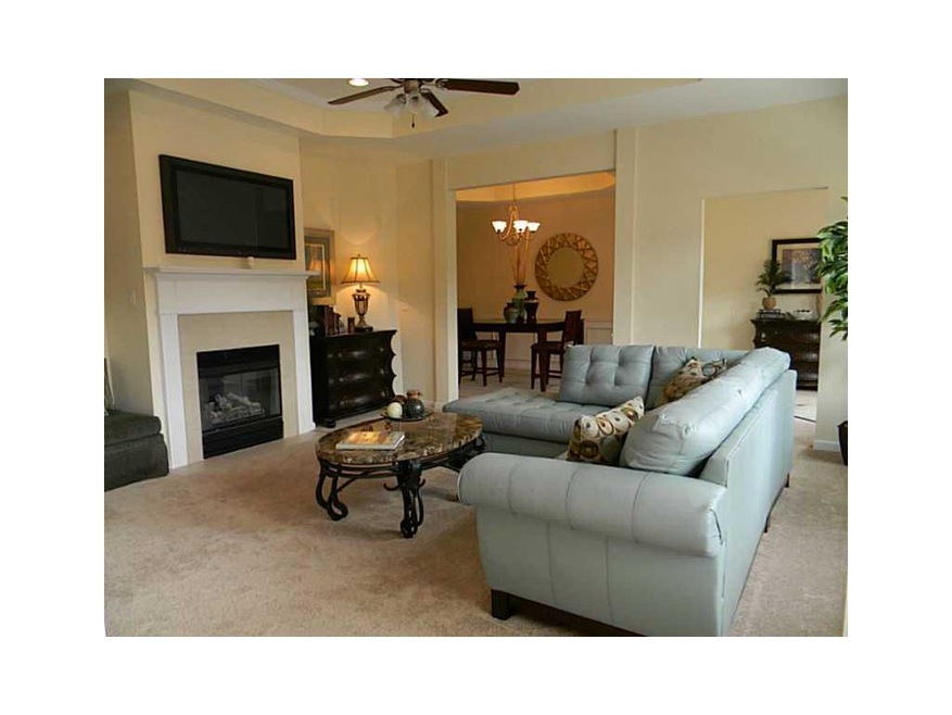 Living Room. Decorated Model Home of same floor pl