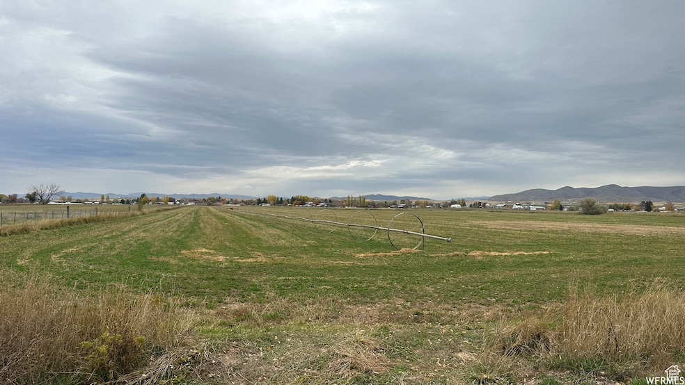 View of yard featuring a mountain view and a rural view