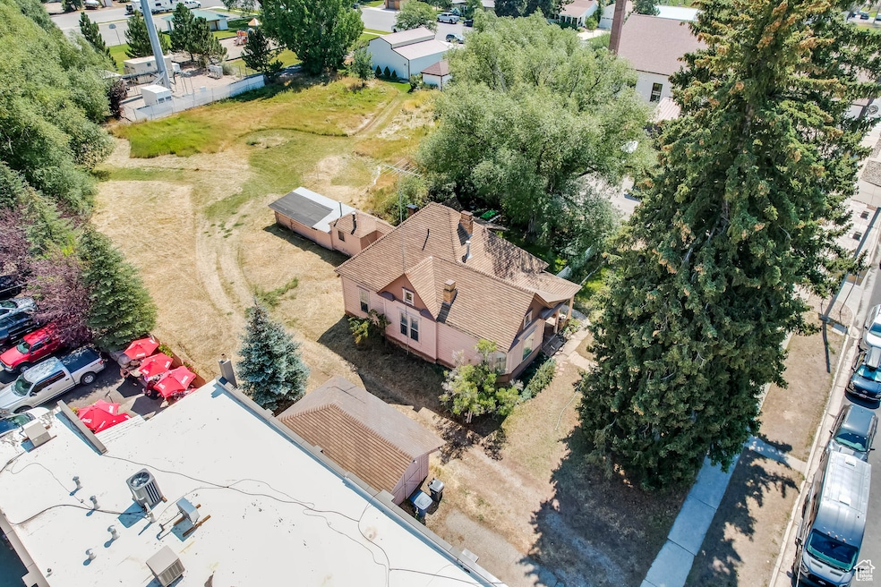 Aerial view of property and surrounding area