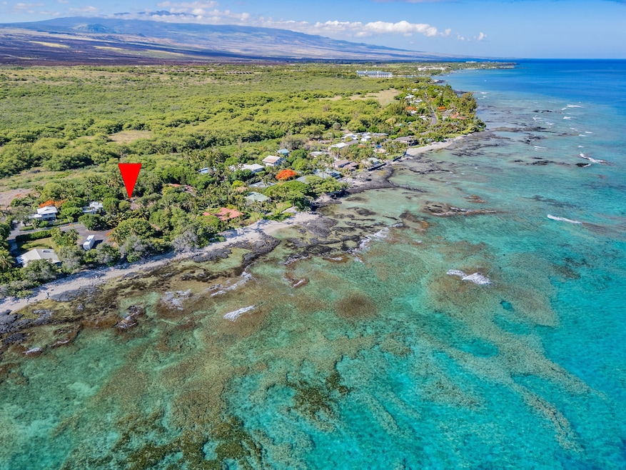 Rarely available land lot available for purchase in the seaside neighborhood of Puako.