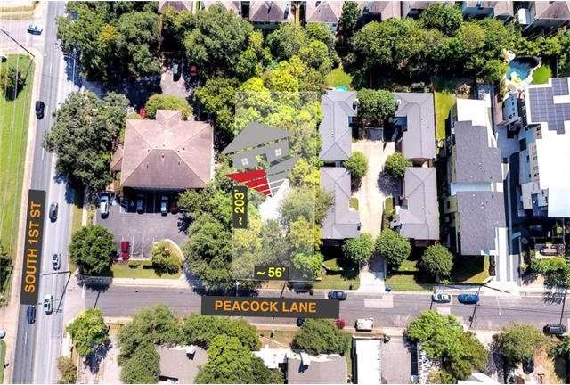 Currently zoned SF-3 for potential redevelopment i