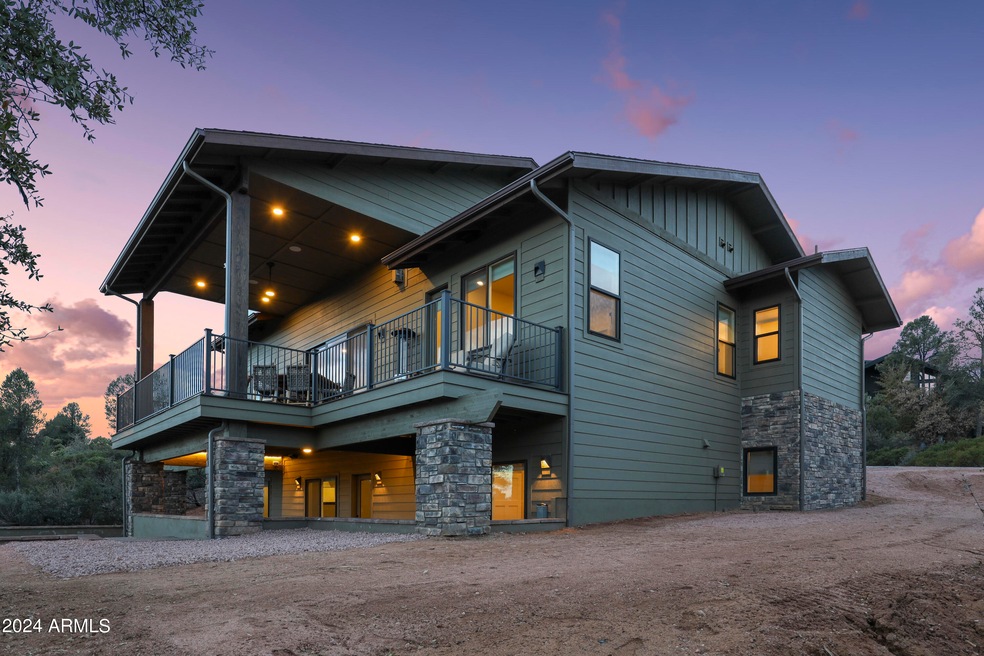 Rear of home