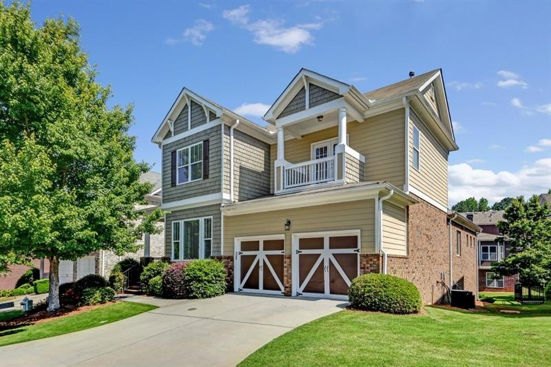 Beautifully Landscaped Entrance