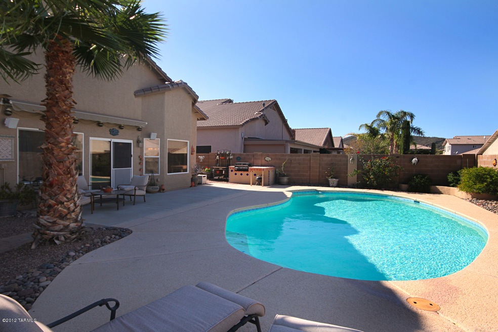 Sparkling Pool, Palm Trees & BBQ