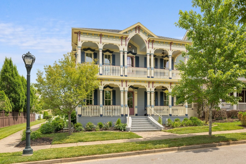 Historic Inspired architecture with porches abound