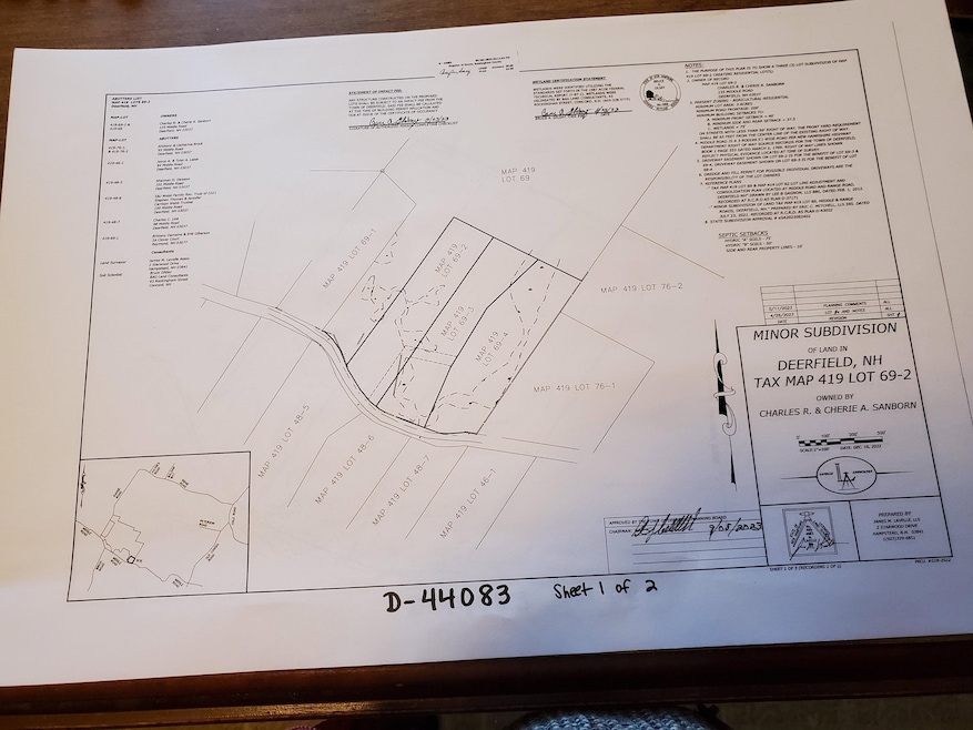 Tax Map 419 Middle Rd Unit Lot 693, Deerfield, NH 03037 MLS 4978007