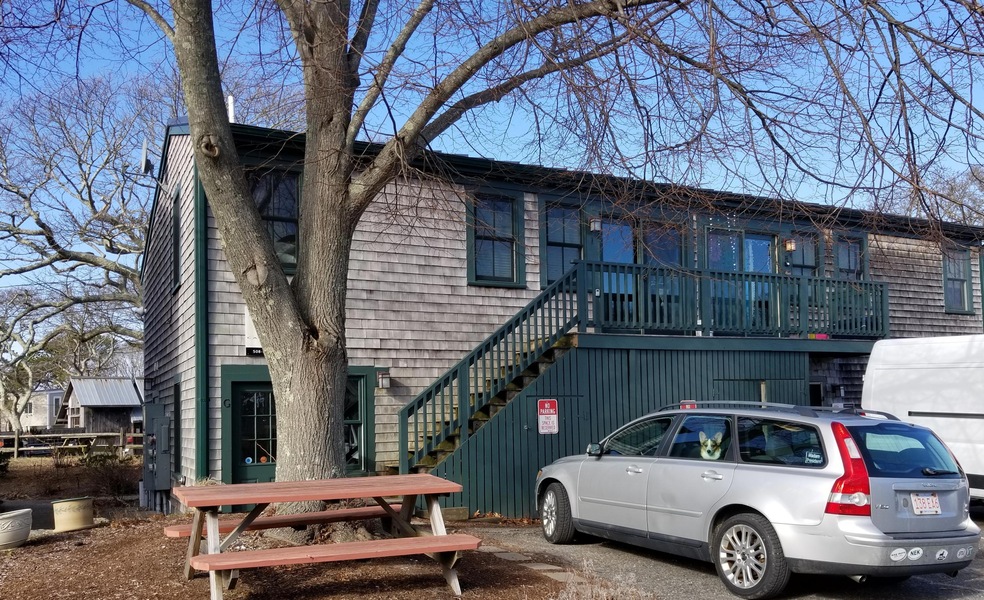 exterior parking & entrance
