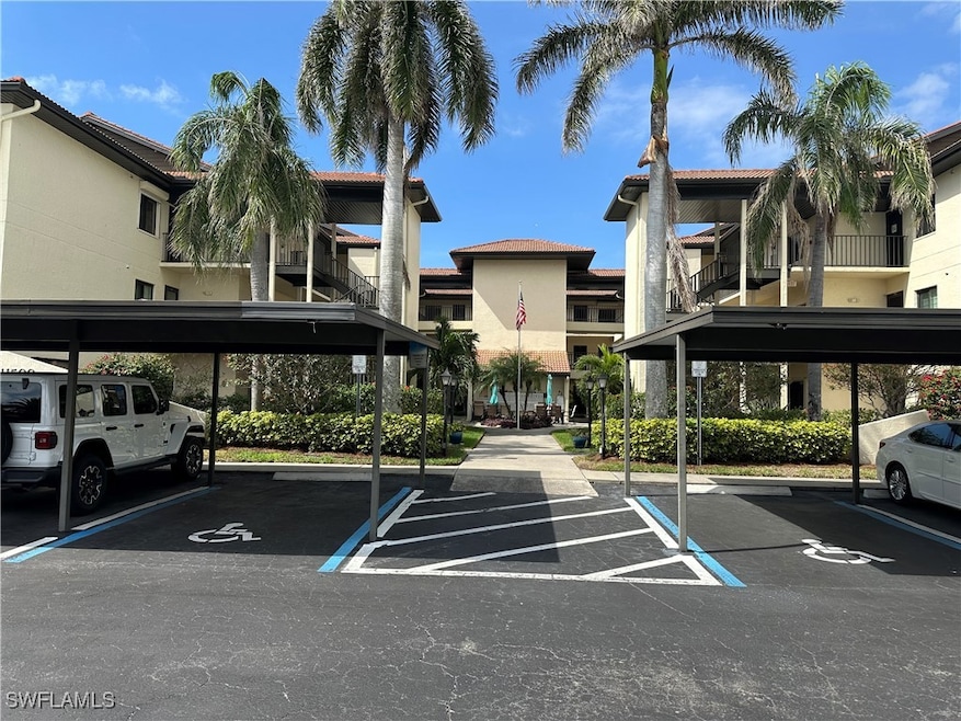 View of vehicle parking
