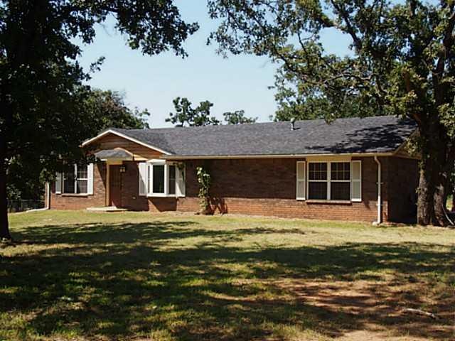 Exterior Front. Beautiful Home set back from the r