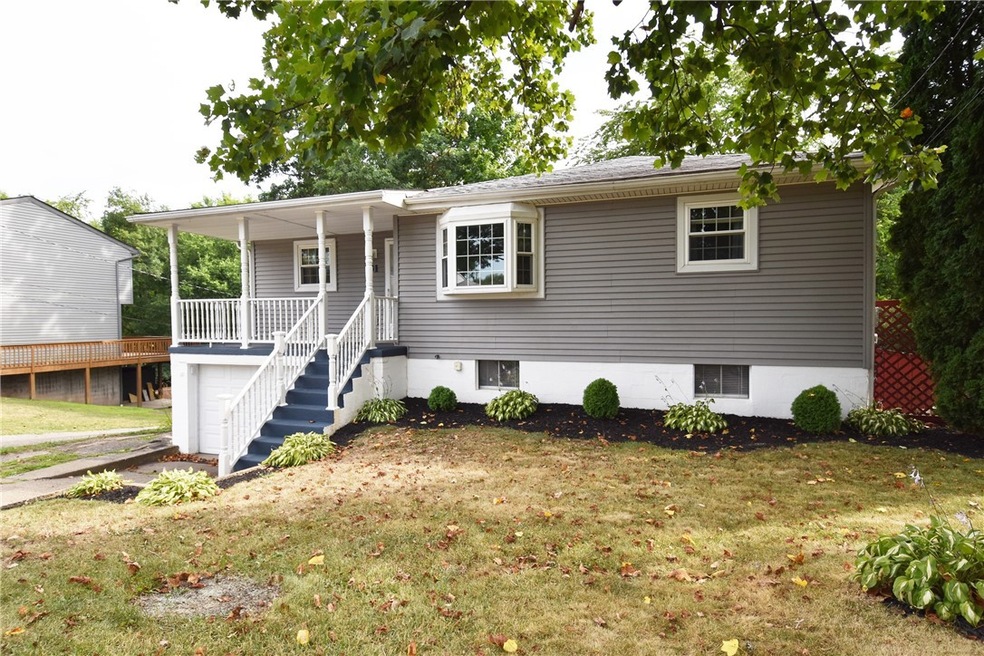 Welcome home!  Newer siding welcomes you with fres