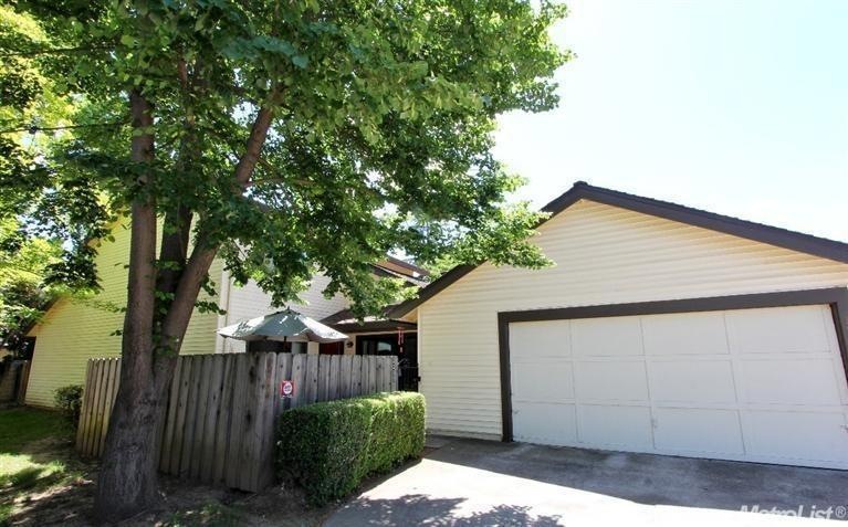 Two car garage with room for storage