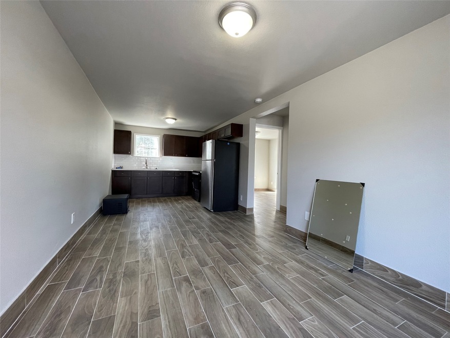 Living room and kitchen open concept