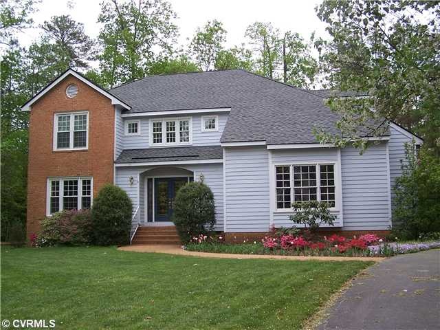 Exterior Front - Cul-de-sac lot, wooded rear yard 
