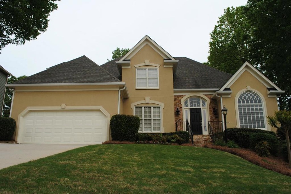Front Exterior with inviting front entrance, doubl