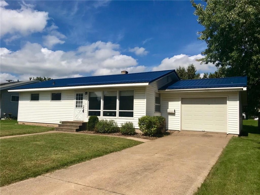 Trendy solid ranch home with a  newer metal roof a