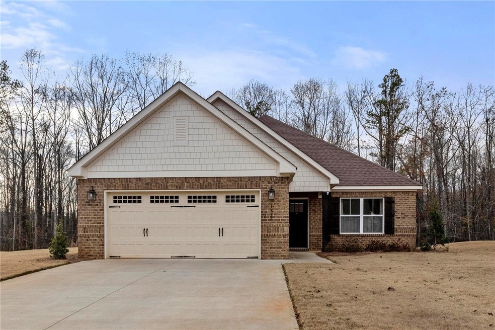 Beautiful brick home with 2-car garage.