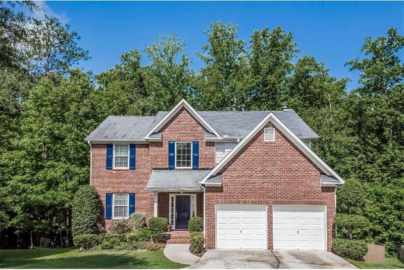Brick Front Home located on a  Cul-De-Sac Lot