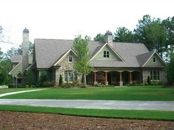 Exterior Front. CUSTOM CRAFTSMAN RANCH ON OVER 5 A