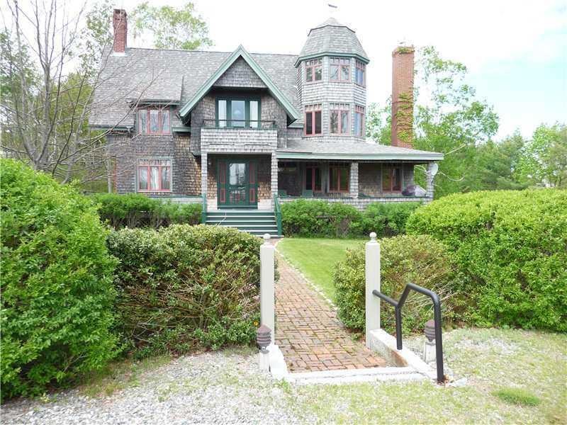 Exterior Front. Shingle style...