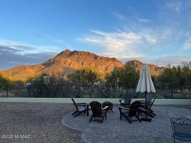 2612 Falcon View Rear Patio View