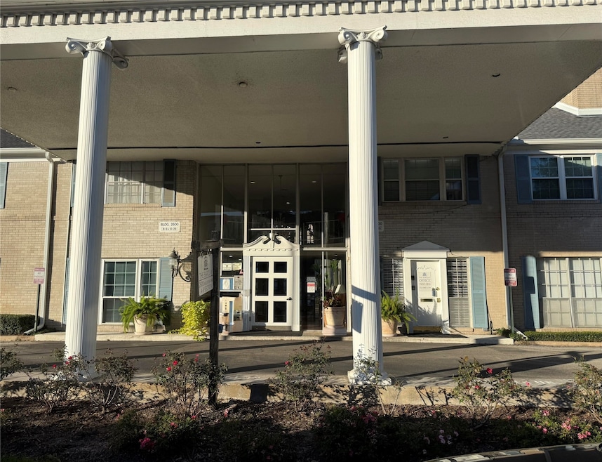 The photo showcases the entrance of a residential
