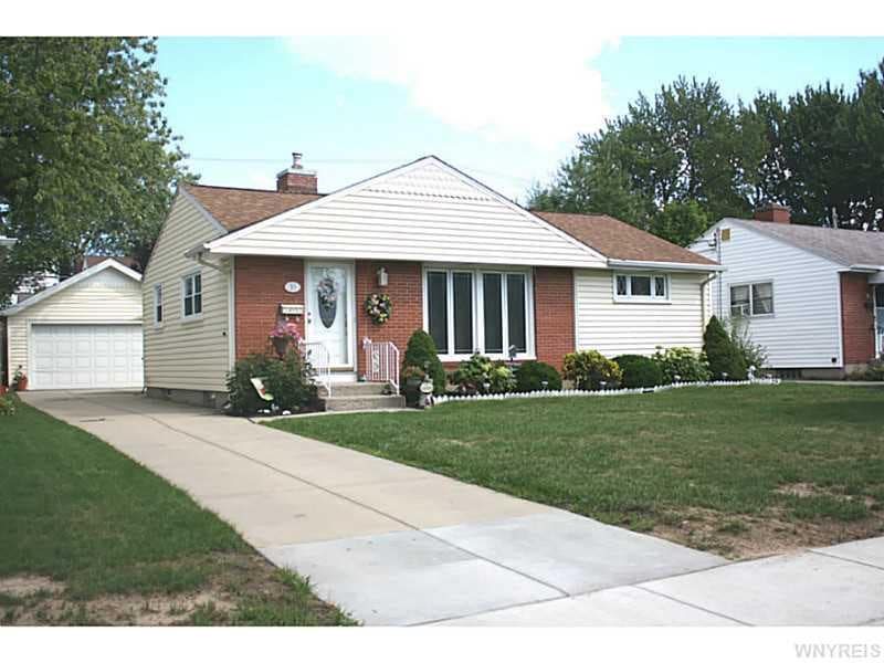 Exterior Front. Maintenance free with architectura