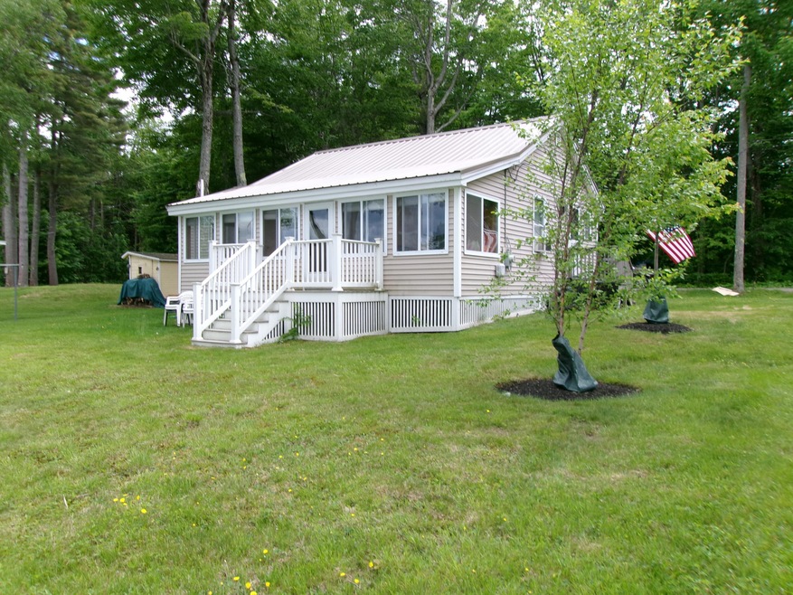 Back of Cottage Enclosed Porch