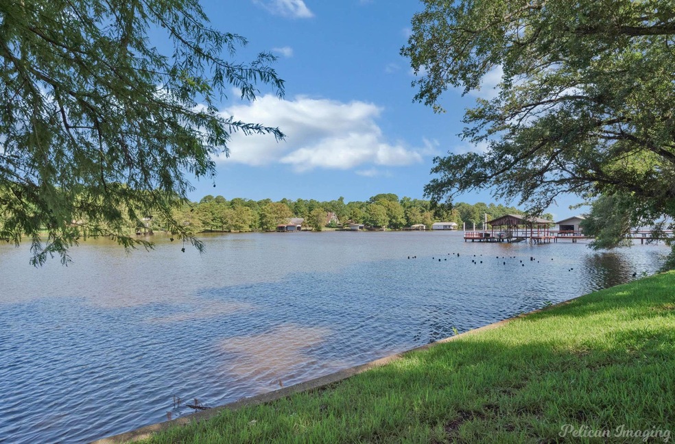 View of Cross Lake from back yard