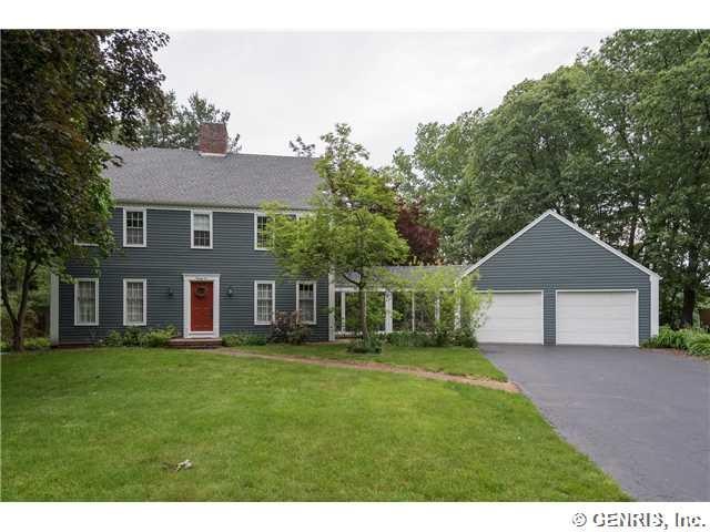 Exterior Front. Charming salt box style colonial w
