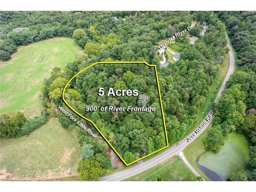 5 acres with 2 separate driveway options: one off 