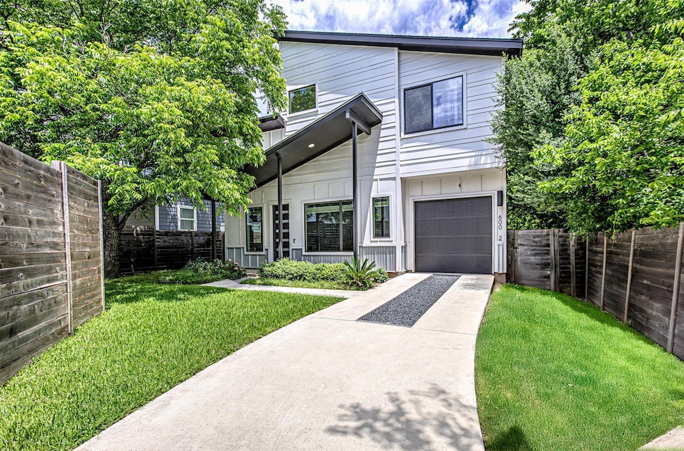 View of front of property with an attached garage