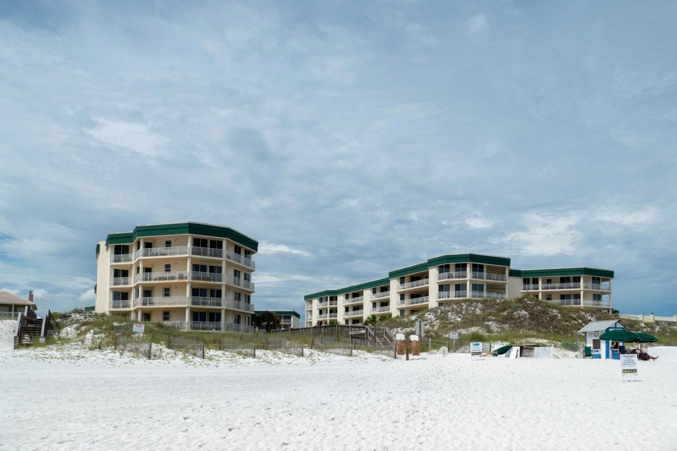 From beach