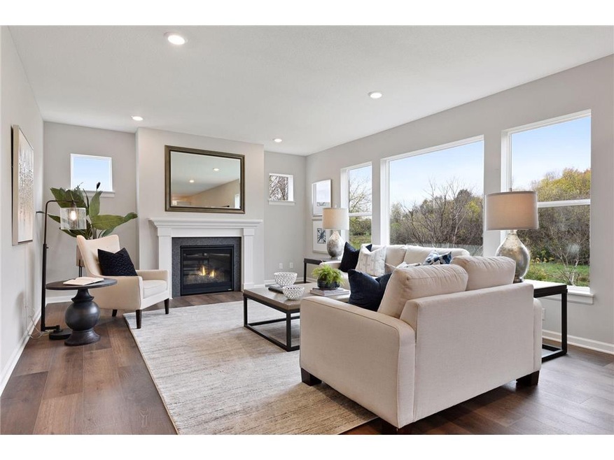 Photos from an Erie model home, selections and fin