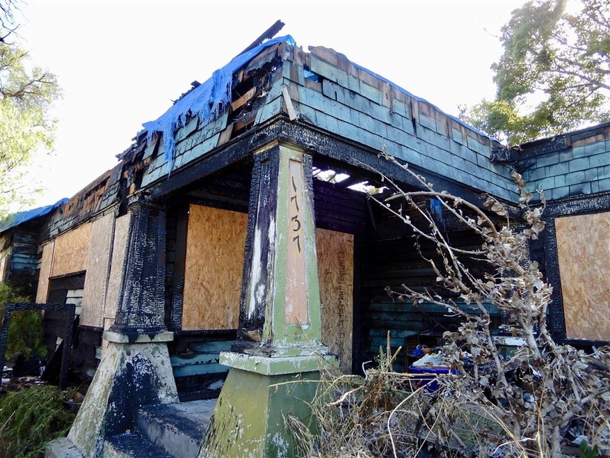 1737 Ft. Stockton was burned in a fire which took place on October 18, 2017. Opportunity exits to rebuild the home on a large 10,100 sq. ft. lot., along with a 4,900 sq. ft. separate lot #7, on the canyon.