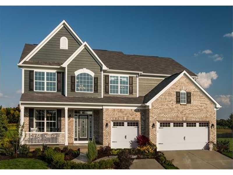 Exterior Front. Home is under construction.  Photo is of a similar model.