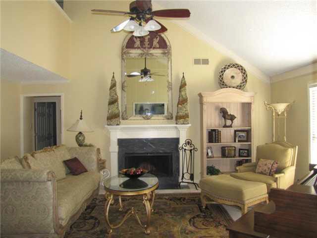 The family-sized great room is highlighted by a co