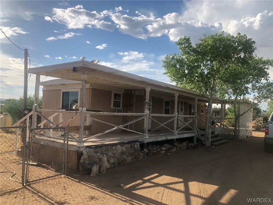 View of back of property