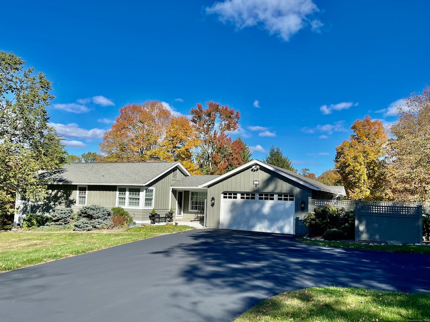 Custom Ranch tucked back on a quiet country road o