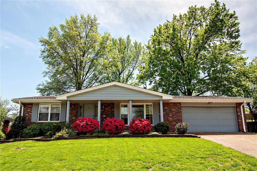 Front view of the home