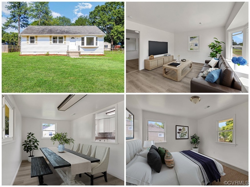 Bedroom with multiple windows and light hardwood floors