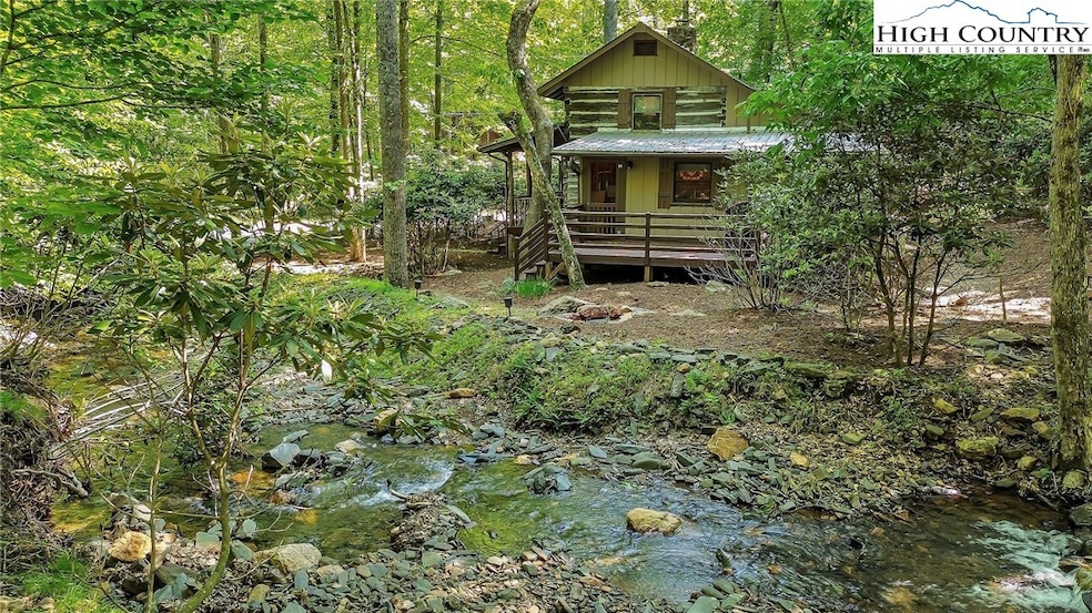 Creekside Cabin at 586 Laurel Creek Rd.