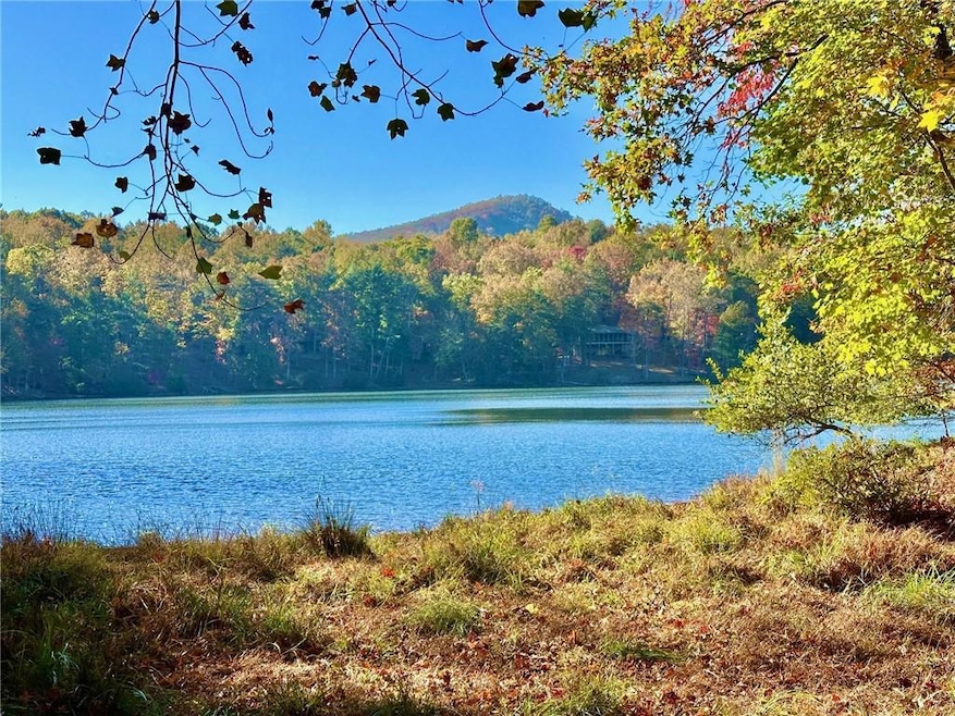 This 2.58 acre lake lot is situated on Lake Tamarack in Bent Tree, Jasper, Georgia. This is the view of the lake at the water's edge.