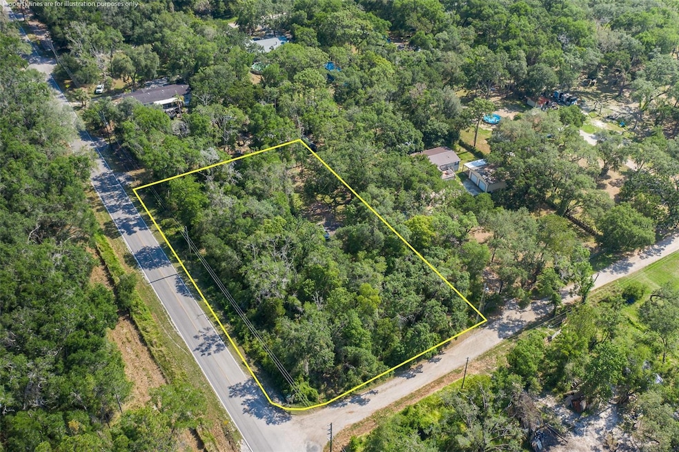 property lines corner view