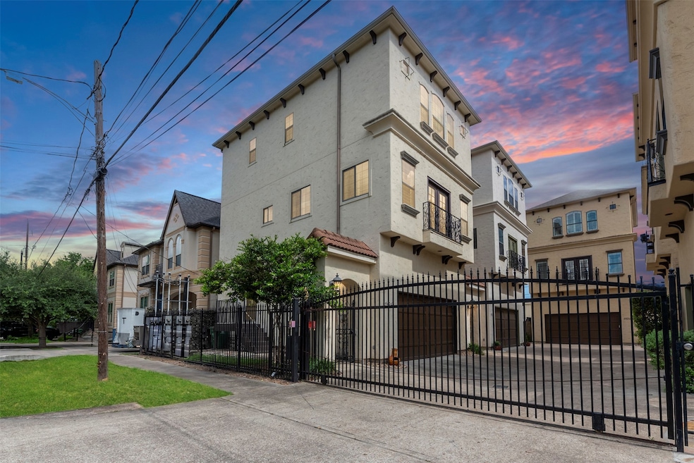 Corner-lot beauty with Mediterranean flair, nestle
